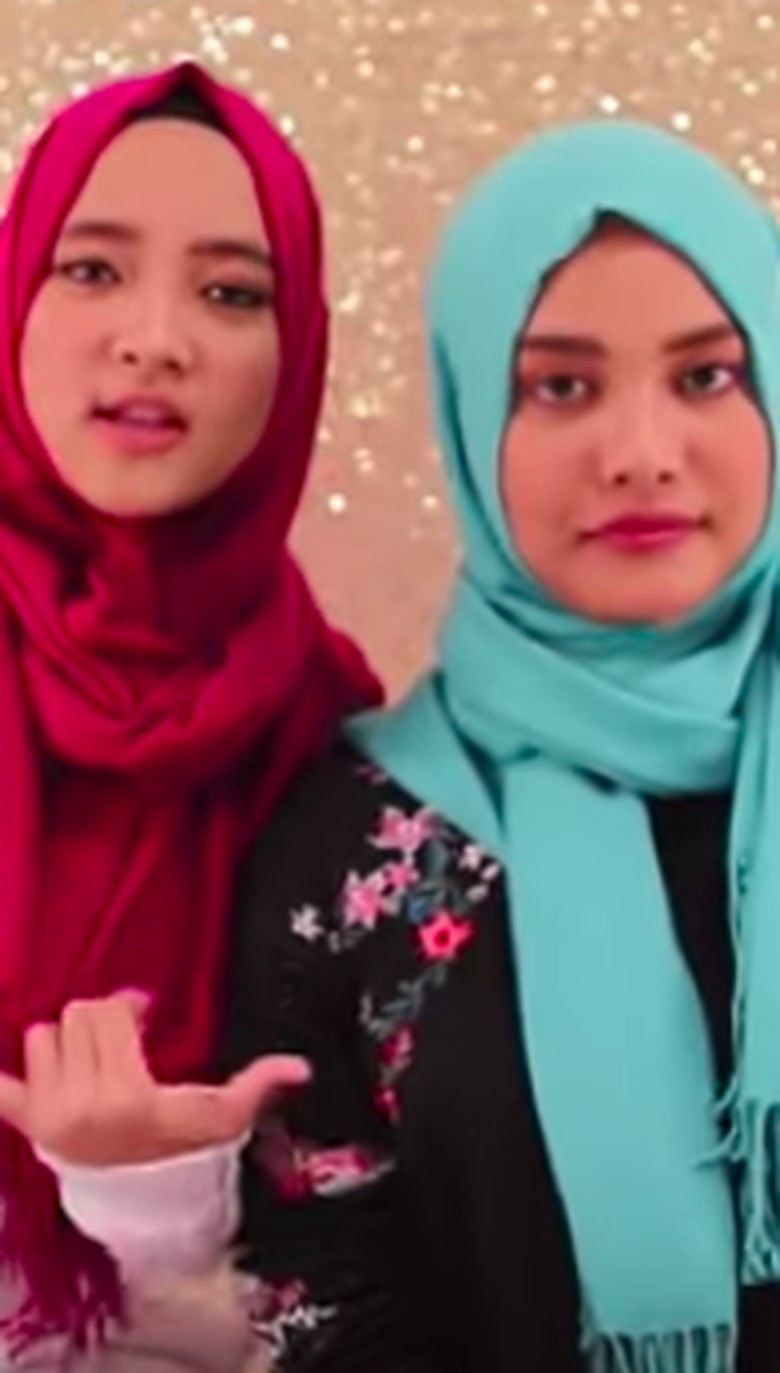 Aurel Hermansyah Tutorial Hijab Bareng Nissa Sabyan Ini Hasilnya