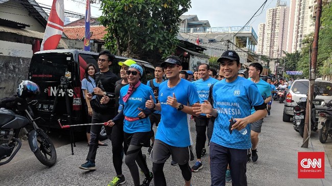 Bakal cawapres Sandiaga Uno menyebut olahraga bisa dipadukan dengan ekonomi yang jika terus didorong ke depannya akan membuka lapangan pekerjaan.