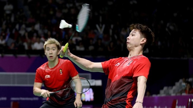 Kevin Sanjaya/Marcus Gideon berhasil ke final dan Indonesia memastikan satu emas pada bulutangkis ganda putra di Asian Games 2018,