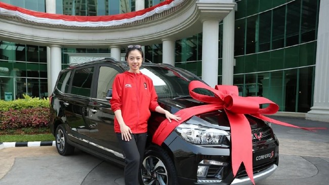 Produsen otomotif ikutan mengapresiasi prestasi atlet Indonesia.