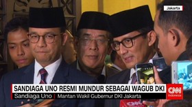Sandiaga Uno Mengundurkan Diri dari Kursi Wagub DKI Jakarta