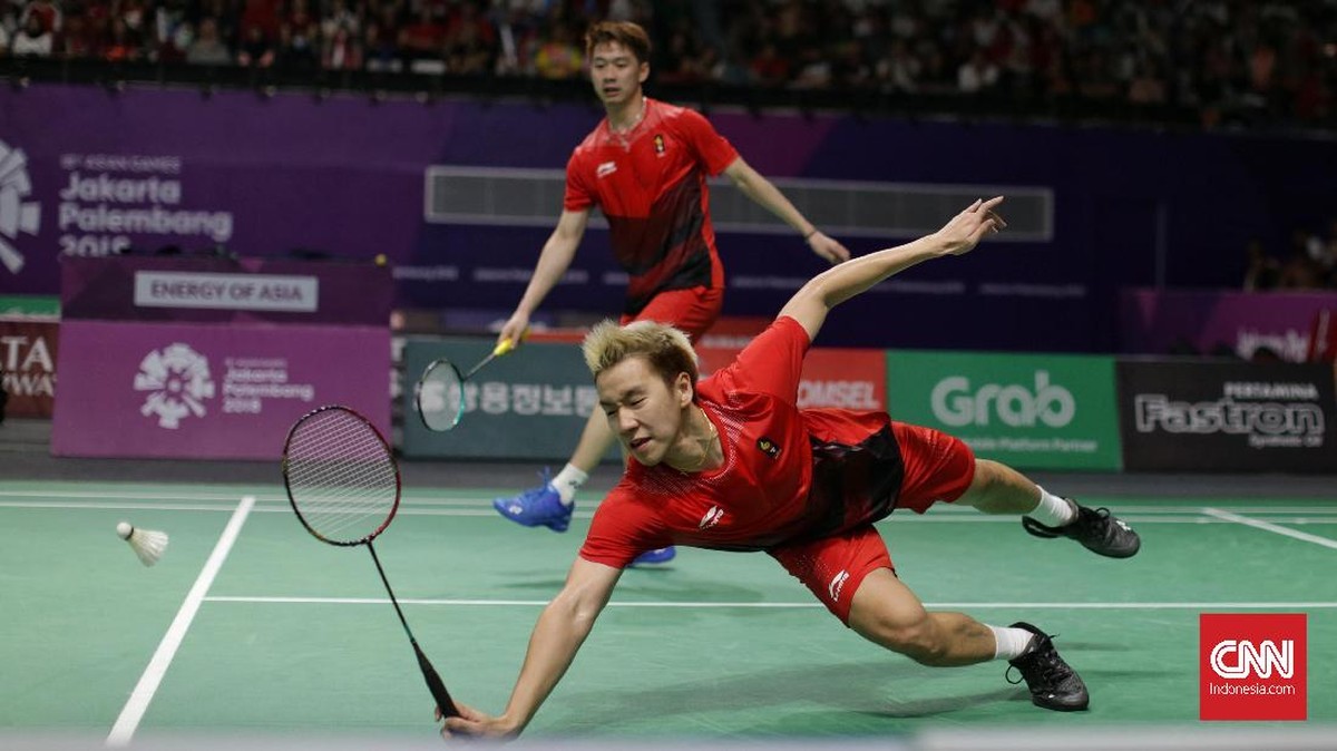 FOTO: Kevin/Marcus Menangi Final Sesama Ganda Indonesia