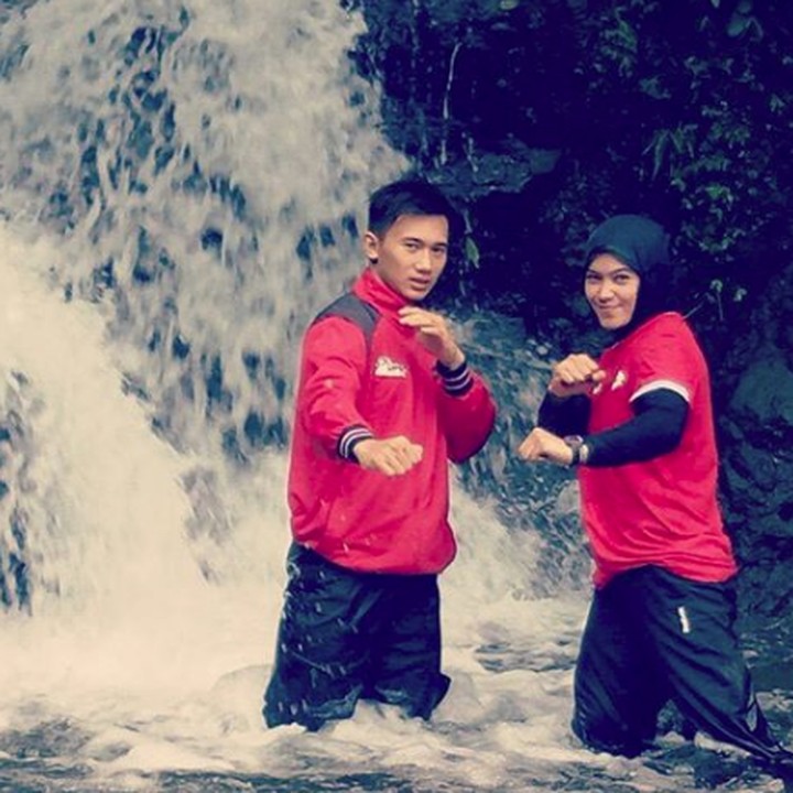 <p>Demi berlatih untuk Asian Games, keduanya mengaku belum bulan madu. (Foto: Instagram @sarahtr_monita)</p>