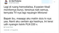 Viral Kisah Pasien Hemodialisis Tensinya Naik Gara-gara Nonton Minions