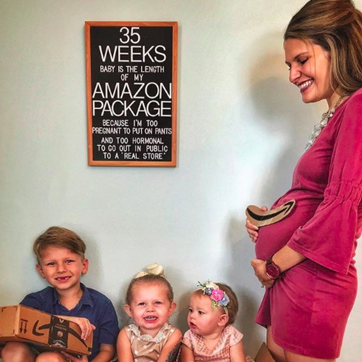 <p>Wah, 'paket' yang terakhir sebentar lagi bakal tiba nih. Ya, paket alias si kecil di dalam peru Bunda Charlotte. He-he-he. (Foto: Instagram/ @cbchatman)</p>
