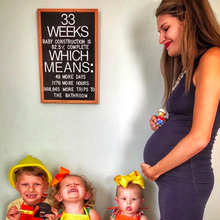 <p>Ini dia bunda tiga anak, Charlotte Chatman yang melibatkan 3 anaknya dalam sesi foto kehamilannya. Hasil foto Charlotte lucu dan unik deh, Bun. (Foto: Instagram/ @cbchatman)  </p>