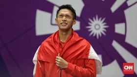 Dapat Bonus Asian Games, Jonatan Bantu Korban Bencana Lombok