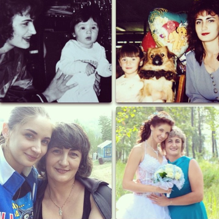<p>Kolase foto-foto bersama ibunda tersayang... (Foto: Instagram @krisik_karapetyan)</p>