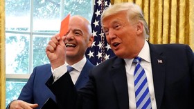 Ditemui Presiden FIFA, Trump Kartu Merah Jurnalis