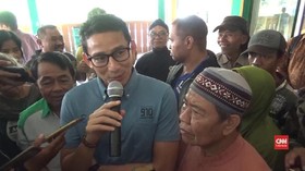 VIDEO: Tanggapan Sandi Tentang Momen Pelukan Jokowi-Prabowo
