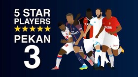 VIDEO: Lima Pemain Bersinar di Pekan Ketiga Ligue 1