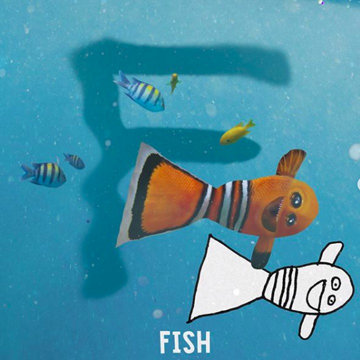 <p>Seperti anak lain, Dom (8) dan Al (6) sering membuat coret-coretan gambar. Nah, gambar bocah ini dijadikan realita oleh sang ayah menggunakan photoshop. Hmm, gimana wujud ikan yang satu ini, Bun? (Foto: Instagram/ @thingsihavedrawn)</p>