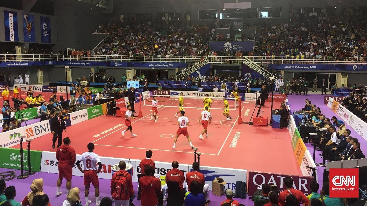 FOTO: Sepak Takraw Indonesia Bikin Sejarah di Asian Games
