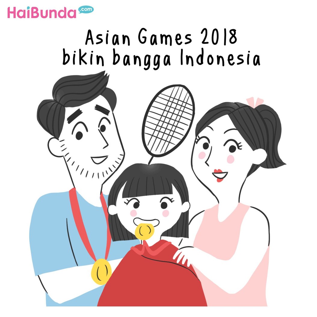 Keluarga bunda di komik ini 'demam' Asian Games 2018 lho. Apakah keluarga Bunda juga mengalaminya? Share yuk di kolom komentar.