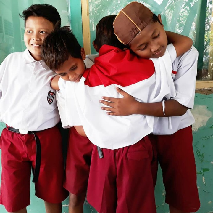 <p>Damai banget deh lihat anak-anak rukun kayak gini. (Foto: Instagram/khoerotul_maulidah)</p>