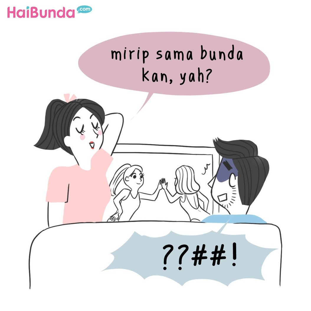 Keluarga bunda di komik ini 'demam' Asian Games 2018 lho. Apakah keluarga Bunda juga mengalaminya? Share yuk di kolom komentar.