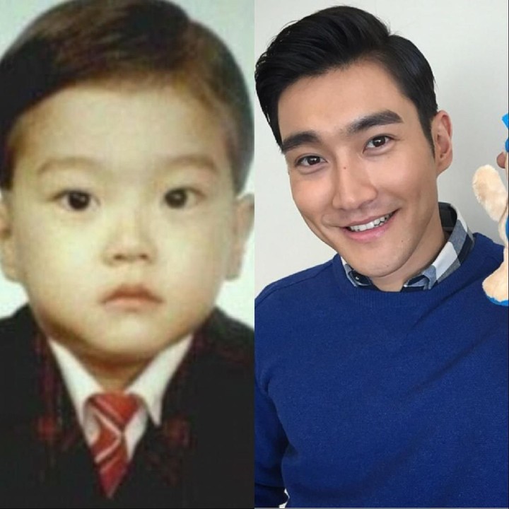 <p>Tebak, Bun, apa perbedaan mencolok saat Siwon kecil dan kini sudah dewasa? He-he-he. (Foto: Instagram/siwonchoi)</p>