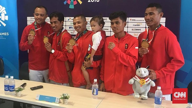 FOTO: Sepak Takraw Indonesia Bikin Sejarah di Asian Games