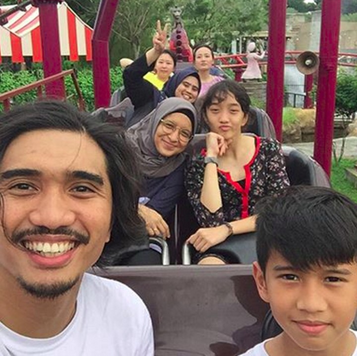 <p>Duta dan Adel dikaruniai dua anak yaitu Aisha dan Bima. (Foto: Instagram/ @shadjo04)  </p>