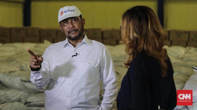 Dirut Bulog Buwas membeberkan bahwa perusahaan pimpinannya berpotensi rugi karena penyaluran beras rendah, padahal penyerapan beras petani tinggi.
