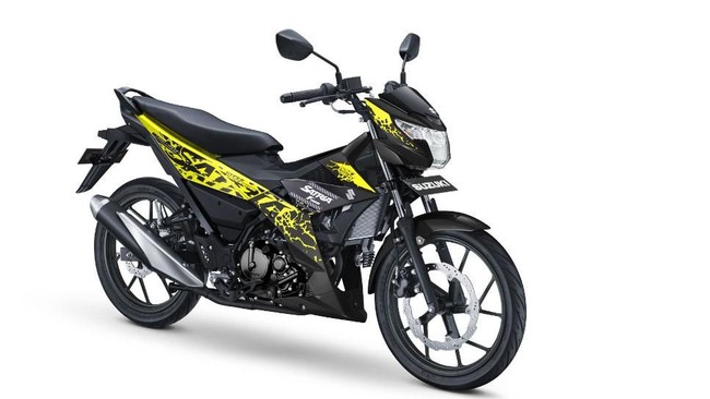 Ada empat pilihan warna baru, yakni Stronger Red, Aura Yellow, Titan Black, dan Titan Black - Red CW. Harga tidak berubah, Rp22,5 juta.