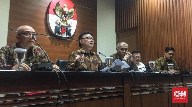 Mendagri Tjahjo Kumolo berkonsultasi dengan pimpinan KPK terkait dengan banyaknya anggota DPRD kota Malang, Jawa Timur, yang menjadi tersangka kasus korupsi.