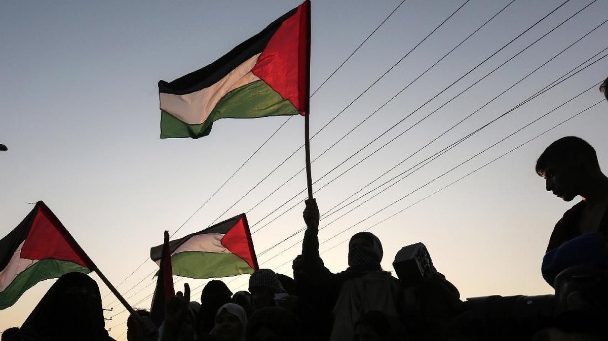 FOTO: Palestina Protes Trump yang Hentikan Bantuan UNRWA