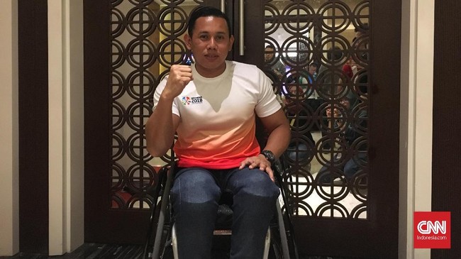 Atlet balap kursi roda Indonesia Jainal Aripin merasa puas dengan fasilitas yang ada di wisma atlet Kemayoran untuk Asian Para Games (APG) 2018.