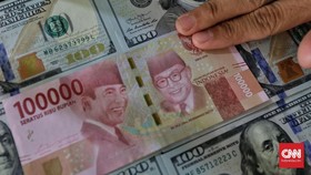 Rupiah Layu ke Rp15.598 di Akhir Pekan