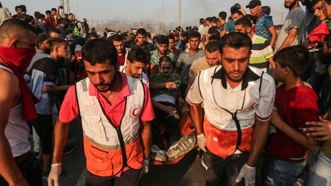 FOTO: Palestina Protes Trump yang Hentikan Bantuan UNRWA