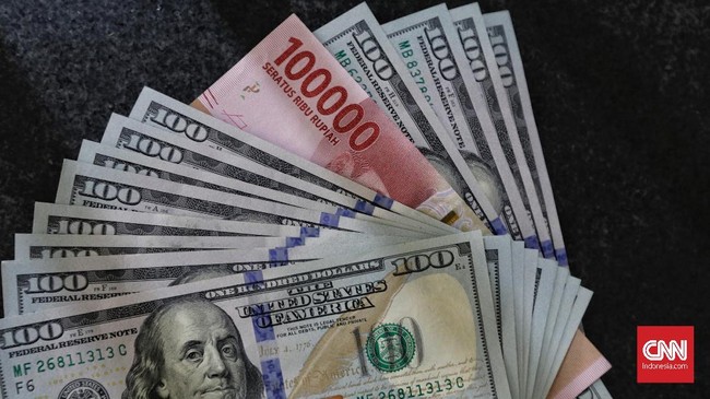 Nilai tukar rupiah berada di posisi Rp14.805 per dolar Amerika Serikat (AS) pada perdagangan pasar spot sore ini, Selasa (13/11).