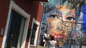 FOTO: Kala Mural Menyelamatkan Kota di Spanyol