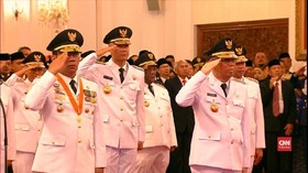 VIDEO: Sembilan Gubernur-Wagub yang Telah Dilantik Jokowi