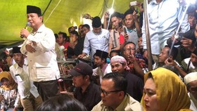 Prabowo Beri Bantuan Korban Gempa Lombok Tanpa Gubernur TGB