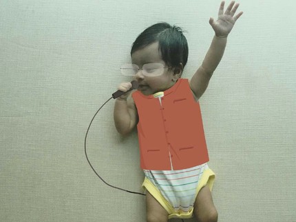 Ide Kreatif sang Ayah Bikin Foto Bayi Ini Makin Menggemaskan