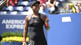 FOTO: Sensasi Naomi Osaka Berlanjut di AS Terbuka