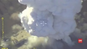 VIDEO: Empat Jet Rusia Gempur Pemberontak di Suriah