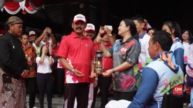 VIDEO: Kirab Obor Asian Para Games 2018 Tiba di Solo