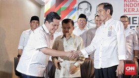Cara Erick Thohir Bagi Waktu di Dunia Olahraga dan TKN Jokowi