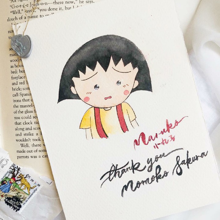 <p>Chibi Maruko-chan yang sedih menggambarkan kesedihan seorang fans asal Australia, Carolmeow. (Foto: Instagram/carolmeoww)</p>