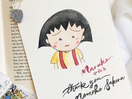 Lucunya Kartun Anak Chibi Maruko-chan Buatan Fans Momoko Sakura