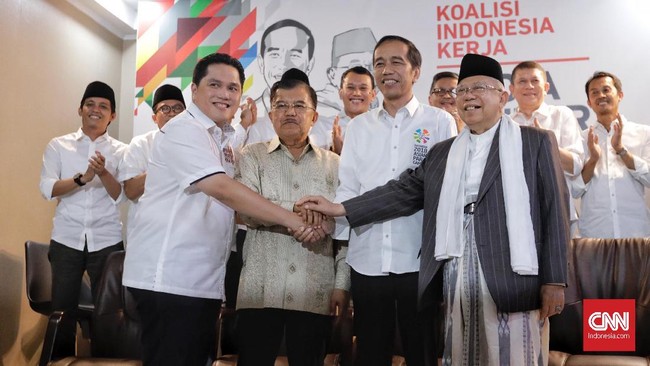 Wakil Sekretaris TKN Jokowi-Ma'ruf, Verry Surya Hendrawan menyebut tugas TKN secara de facto sudah selesai, sehingga perlu ada pembubaran secara de jure.