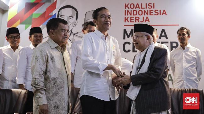 Dari survei internal, timses menjelaskan Jokowi-Ma'ruf mendapatkan 45,2 persen elektabilitas di Banten atau melewati perolehan Prabowo-Sandi dengan 38,9 persen.