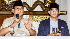 Posko Prabowo-Sandi di Kandang Benteng Berdiri di Karanganyar