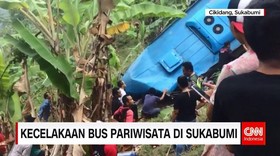 Kecelakaan Bus di Sukabumi