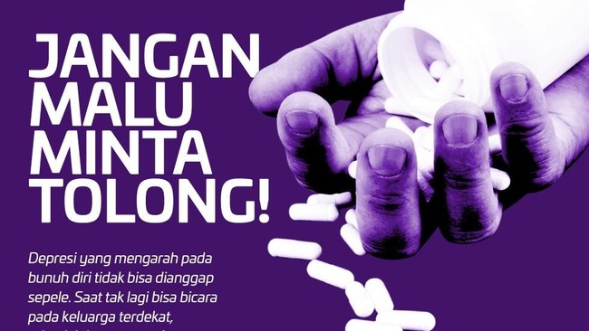 Depresi yang mengarah pada bunuh diri bisa dicegah dengan bantuan konsultasi dengan ahlinya.