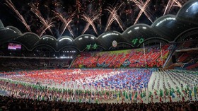 FOTO: Atraksi Seni Perayaan Tujuh Dekade Korea Utara