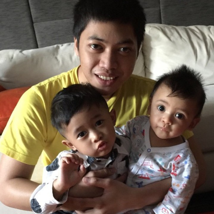 <p>Rasyid sering menghabiskan waktu bareng keponakan laki-lakinya, antara lain Airlangga dan Amansa. (Foto: Instagram/ @rasyidrajasa)  </p>