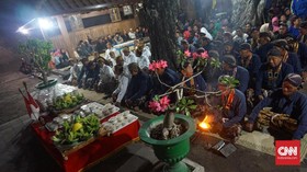 Seribu Bubur Dibagikan pada Ritual Satu Suro di Kotagede