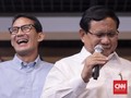 Ambil Nomor Urut, Prabowo-Sandi Berangkat dari Menteng